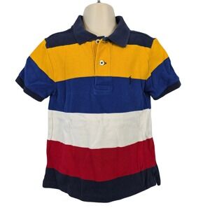 Boys Polo Ralph Lauren Striped Short Sleeve Polo Shirt Size 4T Toddler / A45